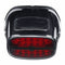 Black Smoke LED Motorcycle Tail Brake Light For Harley Davidson Electra Street Glide