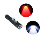 Elfeland XP-E 5Modes USB Rechargeable Mini LED Flashlight With Red Light