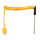 K-Type Thermocouple Stainless Steel Probe Temperature Controller Wire Sensors 100/300/500mm Optional