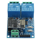 3pcs 5V ESP8266 Dual WiFi Relay Module Internet Of Things Smart Home Mobile APP Remote Switch