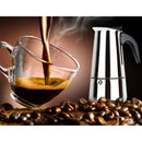 Espresso Moka Coffee Maker Pot Percolator Stainless Steel Electric Stove Electric Coffee Kettle