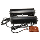 COB LED Car Front Grille Flashing Lights Emergency Warning Strobe Lamp Bars Amber with Remote
