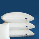 Honana PT-303 100% Feather Velvet Cotton Filled Bedding Soft Pillow White Healthy Nursing Neck Hotel Pillow