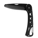 Pocket Foldable Beard Styling Comb Male Shaving Comb Portable Stainless Steel Mustache Brush