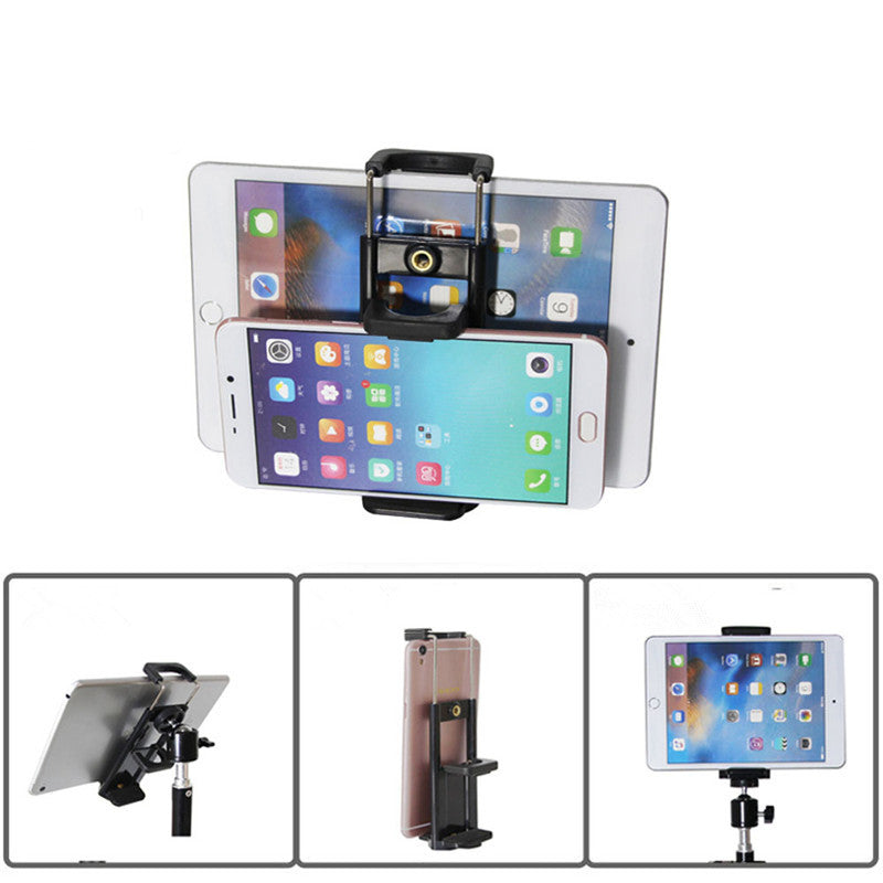 Bakeey Universal Mobile Phone Ipad Tripod Mount Clip Bracket Holder For Tripod Selfie Stick
