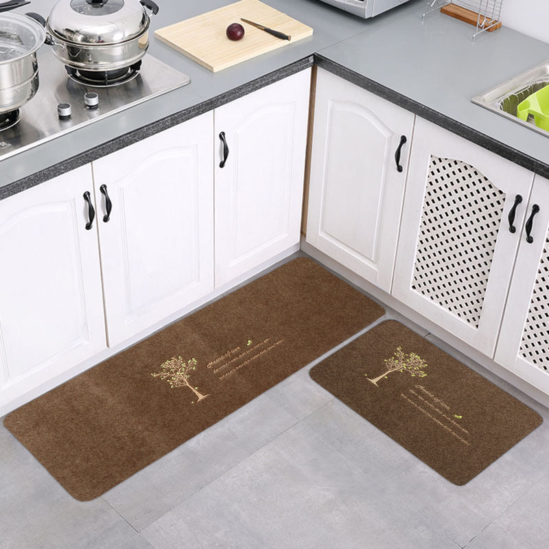 Modern Coffee Non-slip Door Floor Rug Mat Kitchen Bathroom Carpet Home Decorations