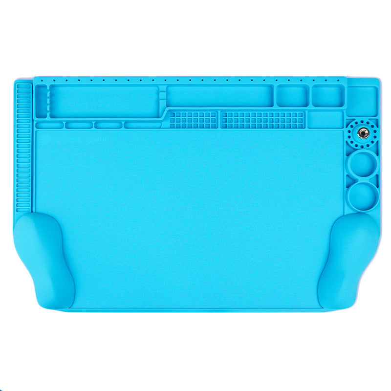 SS-004H 45x30cm 3D Phone Maintenance Mat Ergonomic Silicone Desk Mat High Temperature Heat Insulation Soldering Repair Pad for Phone Repair
