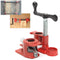 Raitool 3/4  Inch Woodworking Clamp Wood Gluing Pipe Clamp Set Woodworking Cast Structure