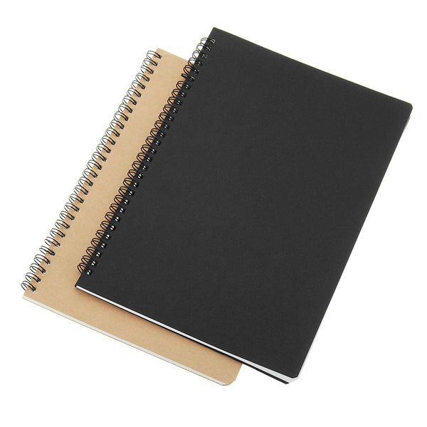 B5 DIY Vintage Kraft Paper Sketchbook Notebook For Painting Drawing Kids Stationery School Supplies