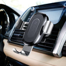 Baseus Qi Wireless Fast Car Charger Phone Holder Mount For iPhone 8 X Samsung S8 S7 S6