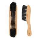 2Pcs/Set Billiards Nylon Snooker Pool Table Felt and Rail Brush Cleaner Wooden Handle Cleaning Brushes