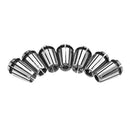 Drillpro 7Pcs ER11 1-7mm Spring Collets with ER11A 5mm Motor Shaft Holder Extension Rod