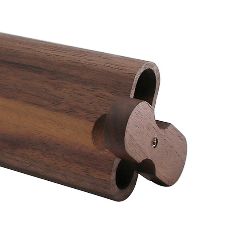 Natural Wooden Pipes Stash Box with Bat and Cleaning Tool fits in Pocket Two-in-one Set