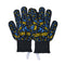 1pc Silicone and Cotton High Temperature Resistant Heat-resistant Useful Bacon Microwave Oven Glove