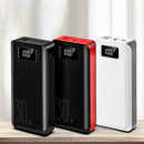 Bakeey 30000mAh Digital Display Flashlight Fast Charging Power Bank Case For Samsung Xiaomi Huawei