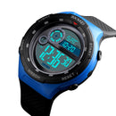 SKMEI 1465 50M Waterproof Countdown Outdoor EL Light Sports Digital Watch Men Wrist Watch