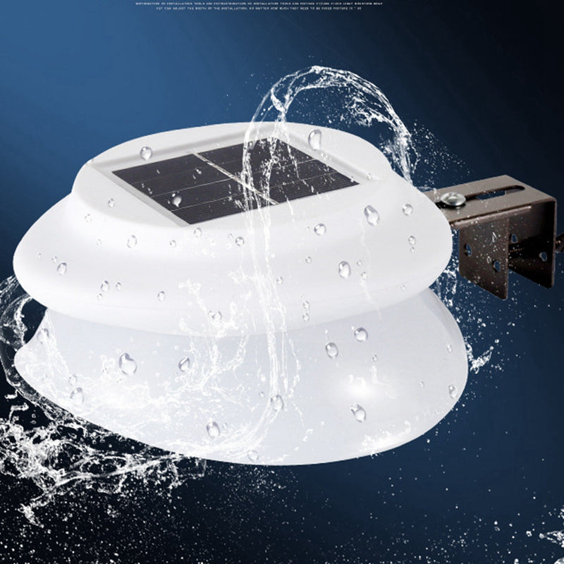 Solar Powered 9 LED Fence Light Outdoor Garden Wall Lobby Pathway Lamp Waterproof