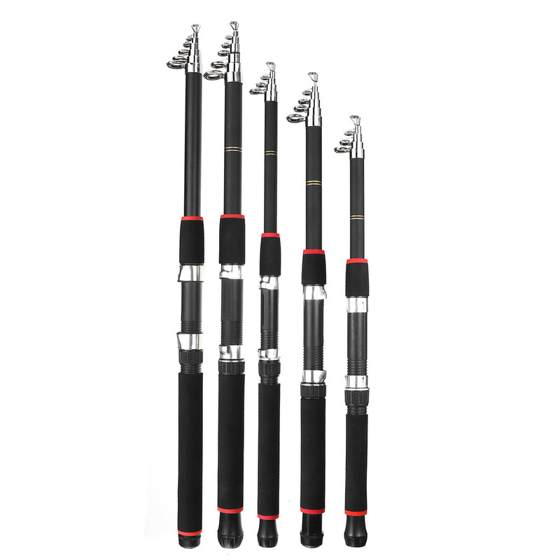 ZANLURE 1.8/2.1/2.4/3/3.6m Telescopic Fishing Rod Portable Sea Spinning Pole Fishing Tools