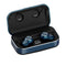 Wireless Stereo bluetooth 5.0 Earphone LED Display TWS Sport Headset With Metal 3000mAh Charging Box