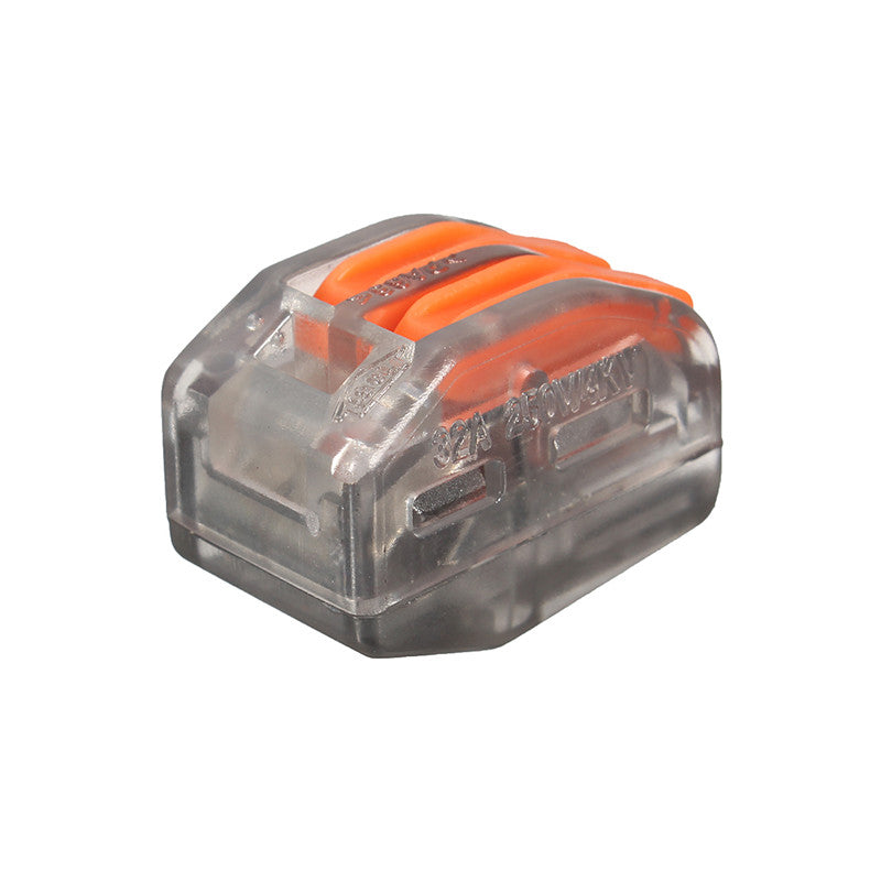 Excellway ET15 20Pcs 2 Pin Spring Terminal Block Electric Cable Wire Connector