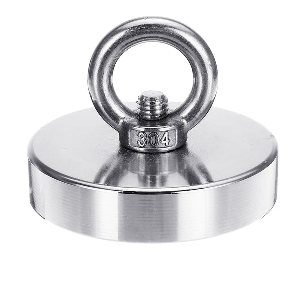 230KG D80mm Neodymium Recovery Magnet Fishing Metal Treasure Hunting Tools