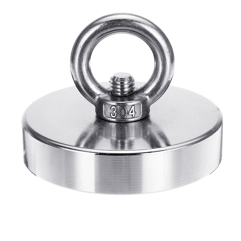230KG D80mm Neodymium Recovery Magnet Fishing Metal Treasure Hunting Tools