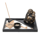 Buddist Statue Zen Garden Sand Kit Tealight Holder Spiritural Meditation Decorations