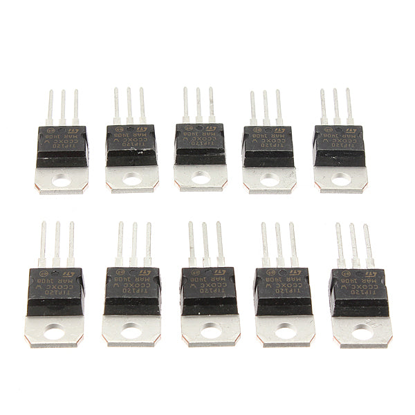 30pcs TIP120 NPN TO-220 Darlington Transistors Field Effect Transistor