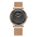 BIDEN 0208 Mesh Steel Band Men Wrist Watch Casual Style Quartz Watches