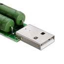 5pcs USB Charge Current Detection Load Tester Instrument 2A/1A Discharge Aging Resistance USB Power Adapter