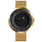 SKMEI 9174 Creative Small Triangle Display Fashion Black Steel Men Watch Quartz Watch