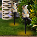 LED Solar Light Polar Bear Garden Light Lawn Light Outdoor Waterproof  Lamp RGB