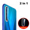Bakeey Xiaomi Redmi Note 8 Anti-scratch Aluminum Metal Circle Ring + Tempered Glass Rear Phone Lens Protector