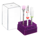 7Pcs Ceramic Nail Drill Bits Set Milling Cutter for Manicure Gel Removal Nail Art Set