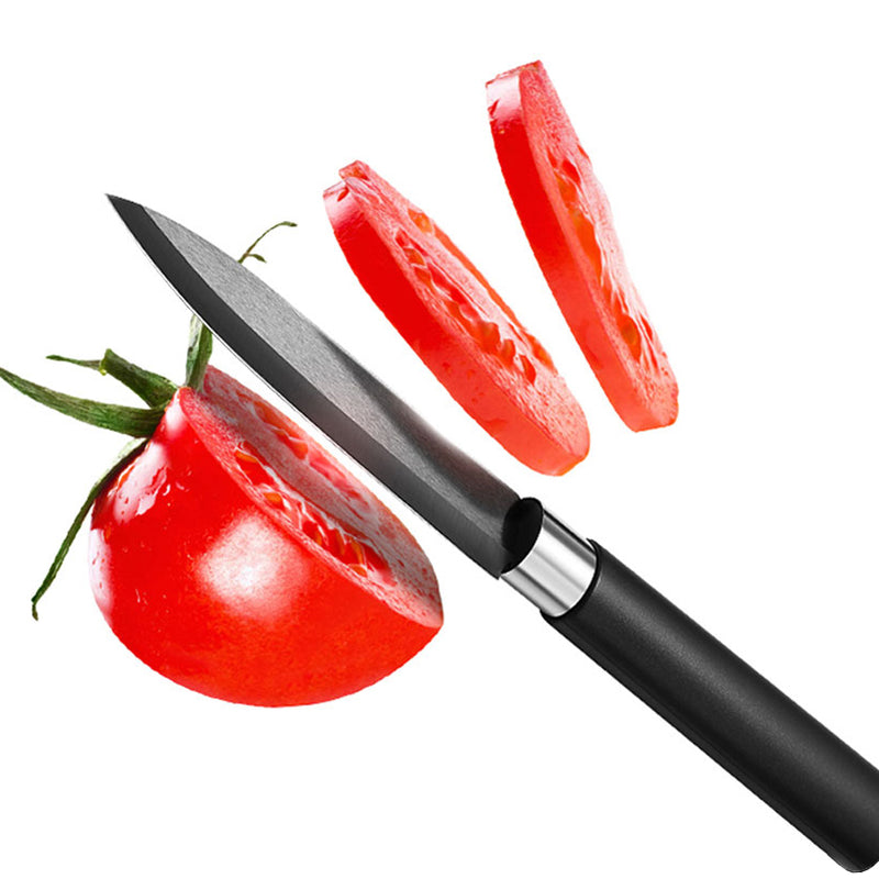 KCASA KC-CF007 Black Ceramic Knife Sets Kitchen Cutlery Rust Proof Chef Knife Slicer Peeler Cutter