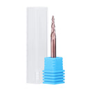 Drillpro R0.25/ R0.5/ R0.75/ R1.0 *15*D4*50 2 Flutes Taper Ball Nose End Mill HRC50 Milling Cutter