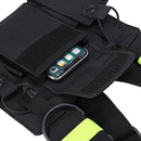 Nylon Radio Walkie Talkie Chest Pockets Harness Bag Backpack Holster Pack Pouch
