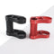 Qikour Folding Bike CNC Lightweight 7075 T6 Aluminum Double Stem BMX T-head Tube Adapter 25.4mm 31.8