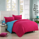 Honana WX-8368 4Pcs Solid Color Bedding Sets Duvet Cover Sets Bed Linen Include Bed Sheet Pillowcase