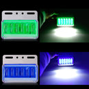 CNSUNNYLIGHT 24V 6D Trunk LED Side Marker Lights Warning Signal Fog Parking Lamp for Trailer Lorry