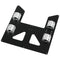 Black/Silver Aluminum Y Carriage Hot Bed Support Plate with Slider for 3D Printer