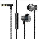 Bakeey F16 Metal Stereo Bass Earphone Gaming Music Earbuds For Laptop PC
