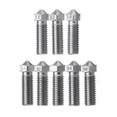 0.2/0.3/0.4/0.5/0.6/0.8/1.0/1.2mm Stainless Steel Lengthen Volcano Nozzle for 1.75mm Filament