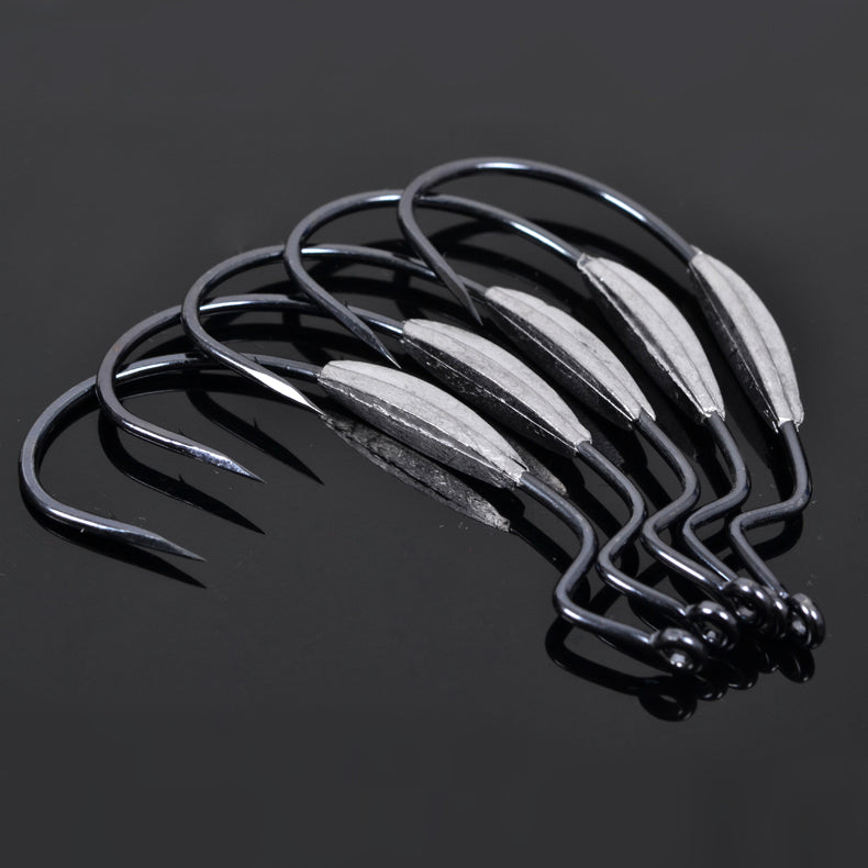 SeaKnight 20pcs BKK Barbed Lead Offset fishing fish hooks for Texas Carolina Rigs