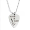 1Pcs Stainless Steel Guitar Picks with Keychain or Pendant Necklace
