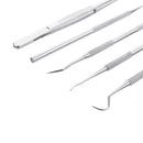 5pcs Stainless Oral Care Dental Tools Kit Dentist Teeth Clean Hygiene Picks Mirror Tool