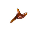 Guasha Amber Grain Resin Wax Scraping Massage Board Triangle Bird Amber Manual Massager