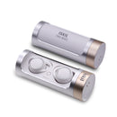 [True Wireless] Portable Dual bluetooth Earphone Ratation Open Waterproof Stereo with Charging Case