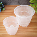 5/6/7 Inch PP Plastic Clear Flower Pot Orchid Planter Container Mesh Pot Home Decorations