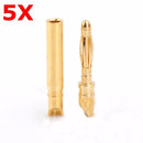 5 Pairs Amass 2.0mm Banana Plug AM-1002C Male & Female